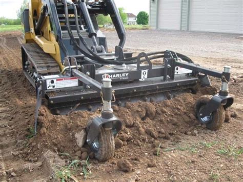 harley power rake for skid steer|harley rake rentals near me.